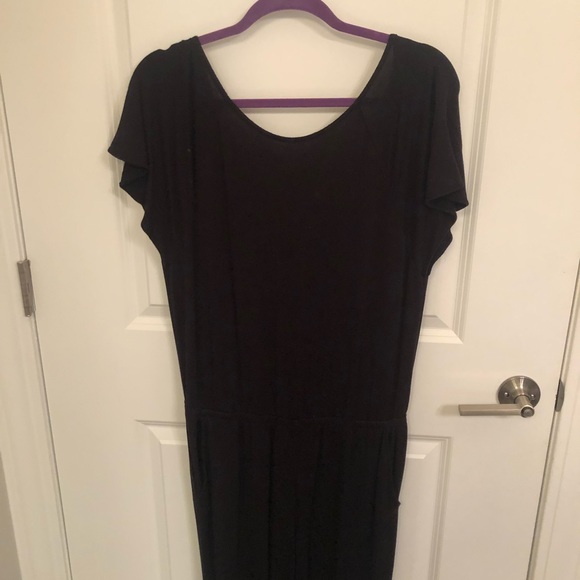 Lou & Grey Signaturesoft Flutter Sleeve Jumpsuit - Picture 2 of 3